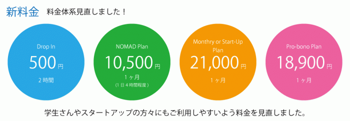 新料金 料金体系見直しました!